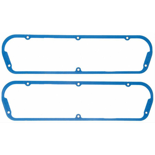 FELPRO Valve Cover Gaskets, Rubber with Steel Core, For Ford, Windsor 289W/302W/351W, Small Block, Pair