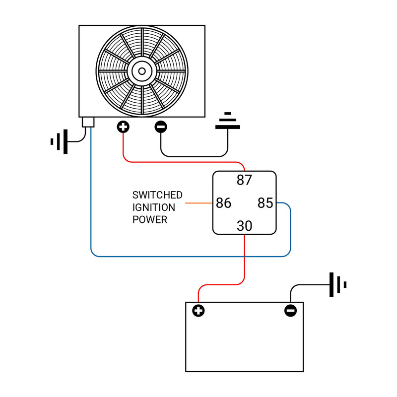 Proflow SuperMax Transmission Cooler Thermatic Fan Sensor Switch, 80C - 75C, M14x1.50, Each Diagram Image