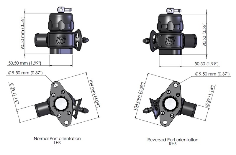 TURBOSMART Dual Port Smart Port Blow Off Valve Kit, For Nissan GT-R R35, Kit Diagram Image