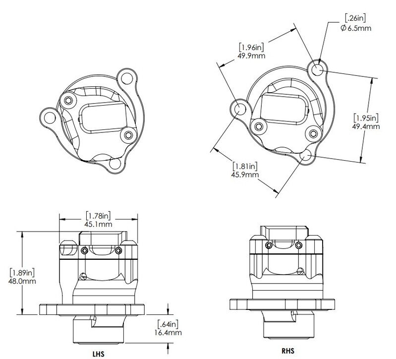 TURBOSMART Kompact EM Dual Port Valves, VR29, Each Diagram Image