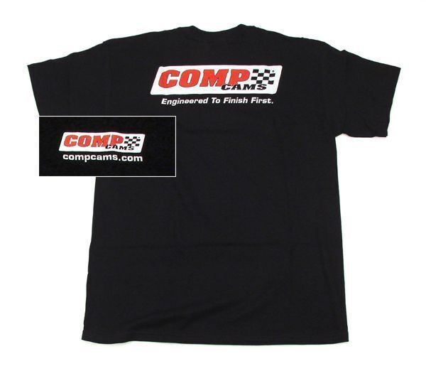 Comp Cams Logo T-Shirt, Black, Cotton, Men's