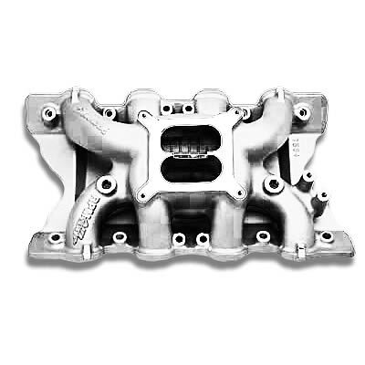 Intake Manifold, Performer RPM Air Gap, Dual Plane, Aluminium, Polished ...