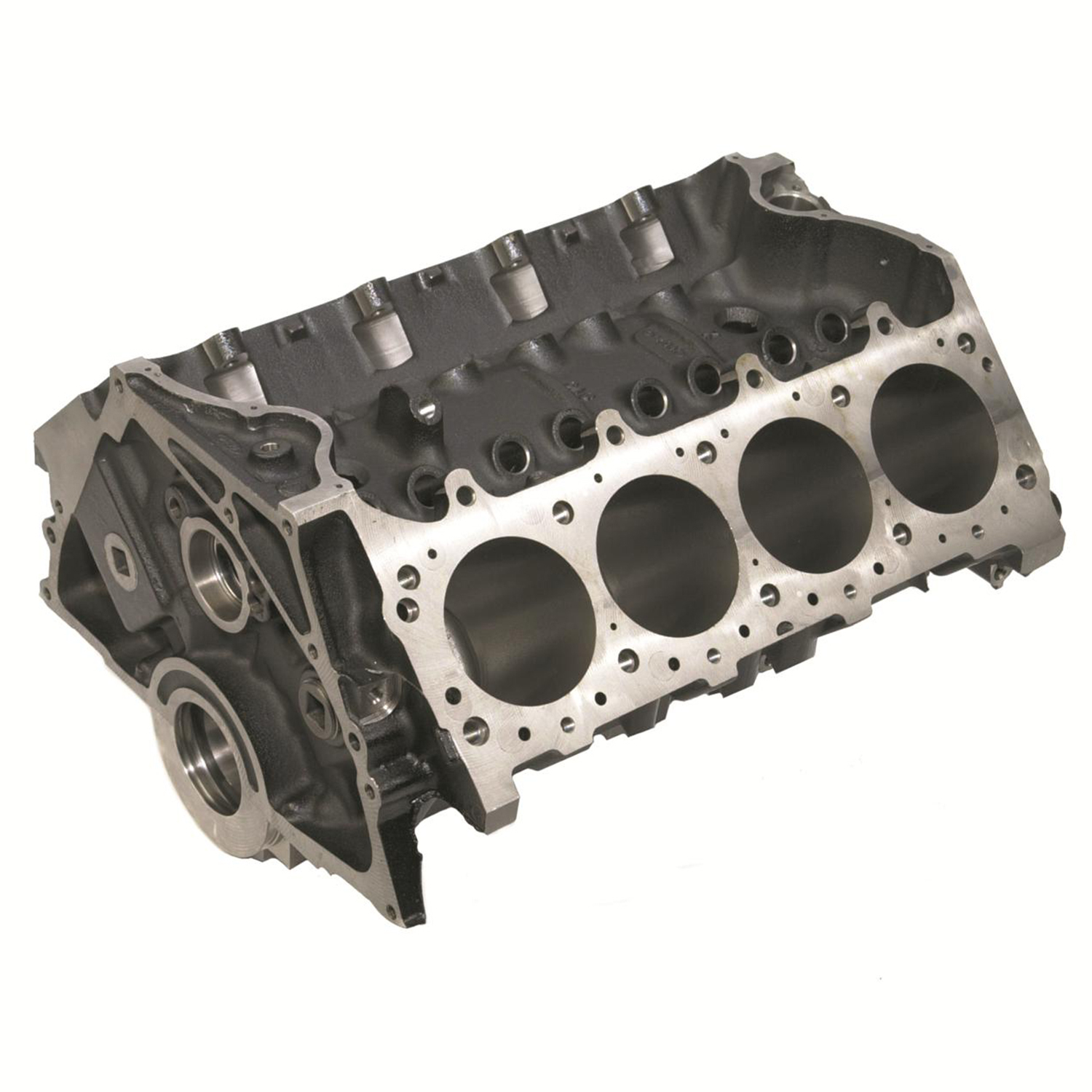 Engine Block, Cast Iron, 4-Bolt Mains, 4.360 in. Diameter Bore, 2-Piece ...