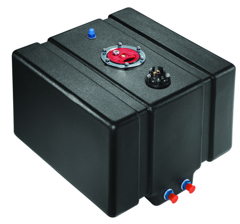 Fuel Cell, Pro Street, Plastic, Black, 12 Gallon, 17.5in. x16in. x10in ...