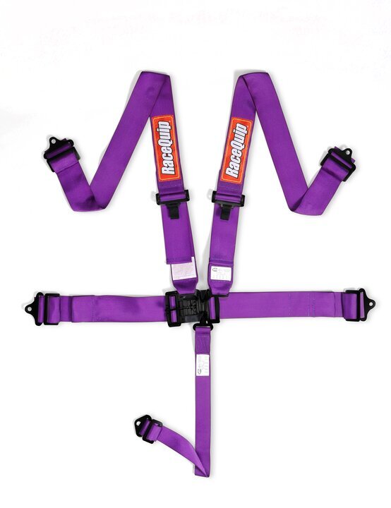 RaceQuip Belts Latch And Link L L 5Pt Seat Belt Purple