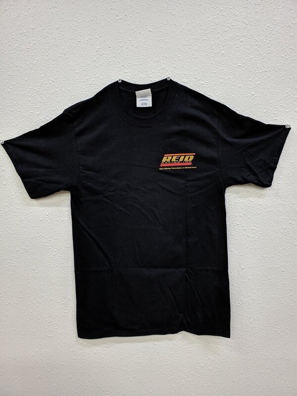 Reid Logo T-Shirt, Black, Cotton, Men's