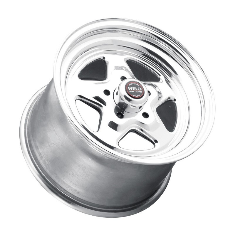 WELD Wheel, Prostar, 15x9 Size, 5x4.75 Bolt Pattern, 4.5 Backspace,  Polished Center, Polished Shell, Each - WELD Wheels