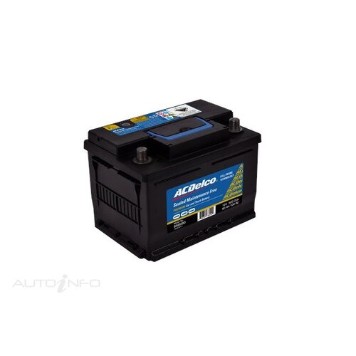 AC Delco Battery, 520 CCA, 60 Ah, 100 RC (Min), SAE Terminal, RHP, Each