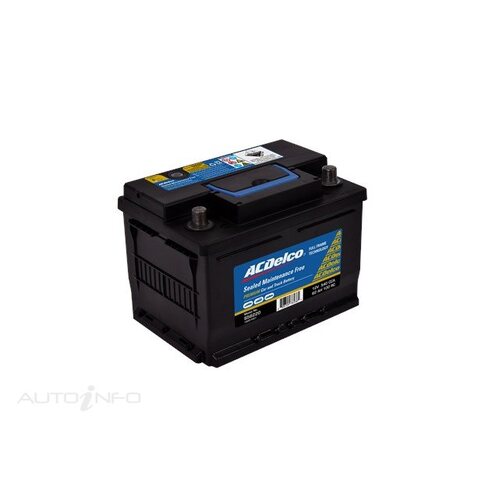 AC Delco Battery, 540 CCA, 62 Ah, 100 RC (Min), SAE Terminal, RHP, Each