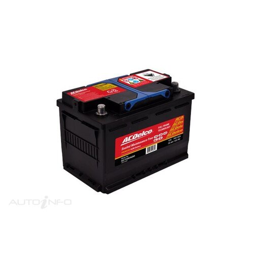 AC Delco Battery, 760 CCA, 70 Ah, 120 RC (Min), SAE Terminal, RHP, Each