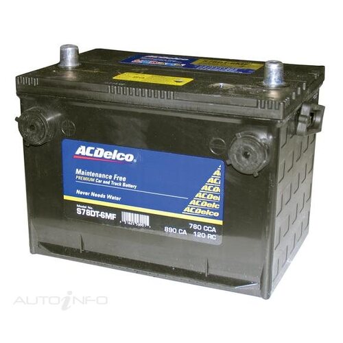 AC Delco Battery, 770 CCA, 68 Ah, 120 RC (Min), SAE/SIDE Terminal, LHP, Each