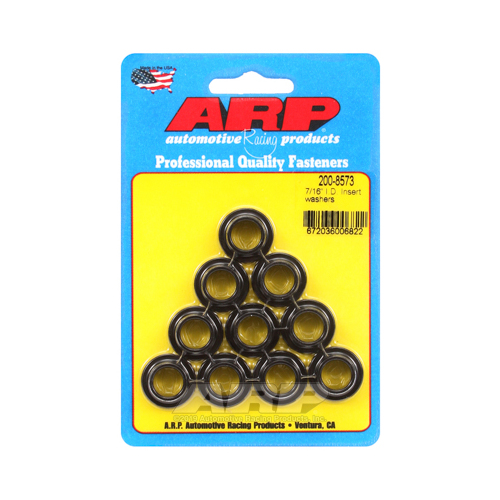 ARP Washers, Chromoly, Black Oxide, .438 in. I.D, .812 in. O.D, Set of 10