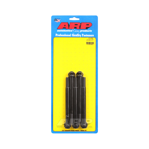 ARP Bolts, 8740 Chromoly, Black Oxide, Hex Head, 1/2-13 in. Thread, 5.75 in. UHL, Set of 5