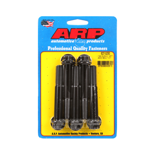 ARP Bolts, 8740 Chromoly, Black Oxide, 12-Point Head, 1/2-13 in. Thread, 3.25 in. UHL, Set of 5