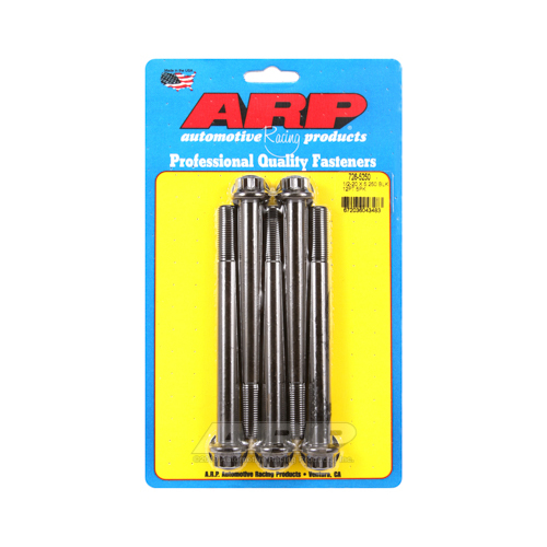ARP Bolts, 8740 Chromoly, Black Oxide, 12-Point Head, 1/2-20 in. Thread, 5.25 in. UHL, Set of 5
