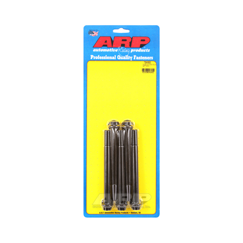 ARP Bolts, 8740 Chromoly, Black Oxide, 12-Point Head, 1/2-20 in. Thread, 5.50 in. UHL, Set of 5