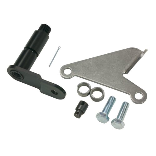 B&M Transmission Bracket, Steel, Natural, Ford, Lincoln, Mercury, AOD, Suits Front Exit Shifters, Kit