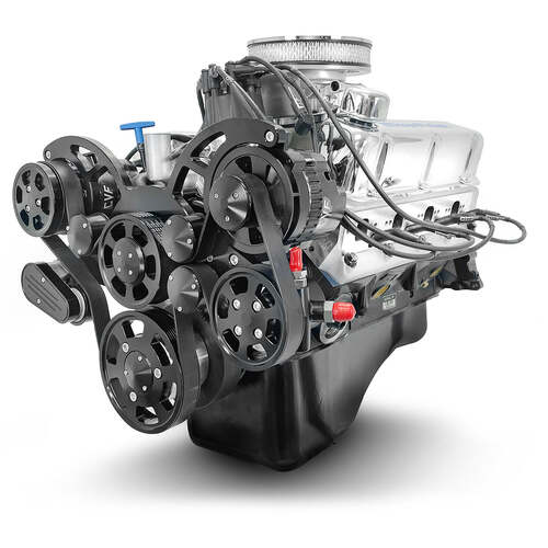 BluePrint Engines Crate Engine, For Ford Small-Block, 302ci, 361 HP, Deluxe Dressed with Black Pulley Kit, Fuel Injected, Each