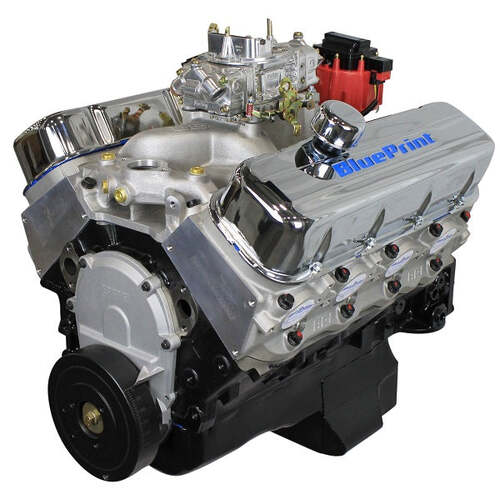 BluePrint Engines Crate Engine, For GM Chevrolet Big-Block, 454ci, 460 HP, Base Dressed, Carbureted, Each