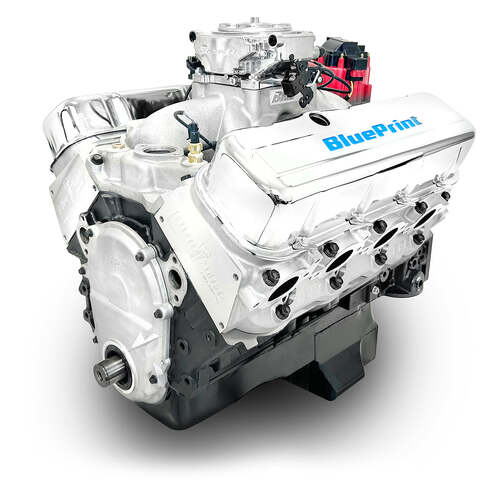 BluePrint Engines Crate Engine, For GM Chevrolet Big-Block, 496ci, 600 HP, Base Dressed, Fuel Injected, Each