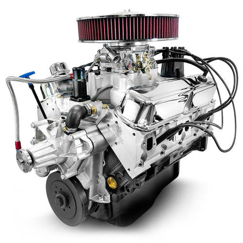 BluePrint Engines Crate Engine, For Chrysler Small-Block, 408ci, 465 HP, Deluxe Dressed, Carbureted, Each