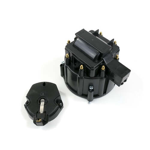 BluePrint Engines HEI Distributor Cap and Rotor Kit, Coil Cover, Black, Kit