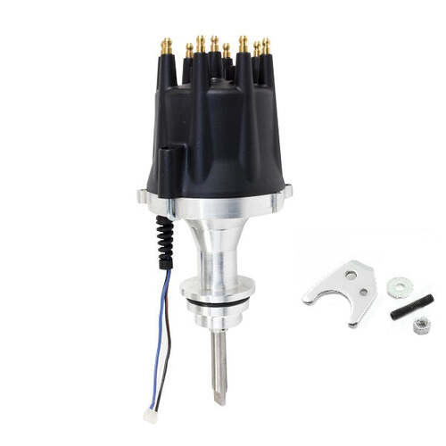 BluePrint Engines ProSeries 2-Wire Distributor, For Chrysler 273-360 ci Small Block, Black Cap, Each