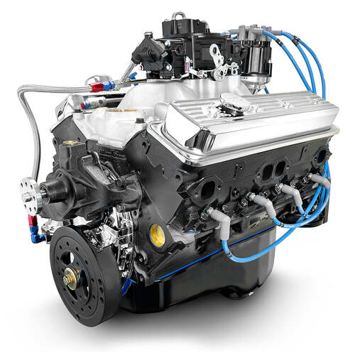 BluePrint Engines Crate Engine, For GM Chevrolet Small-Block, 350ci, 350 HP, Base Dressed, Carbureted, Each