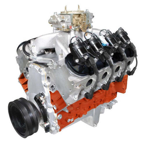 BluePrint Engines Crate Engine, For GM LS, 427ci, ProSeries, 625 HP, Base Dressed, Carbureted, Each