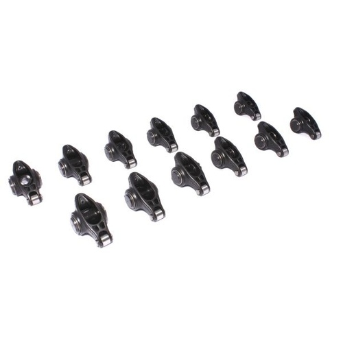 COMP Cams Rocker Arm, Ultra Pro Magnum, Full Roller, Chromoly Steel, Self-Aligning 1.52 Ratio, SBC/V6 3/8 in. Stud, Set of 12