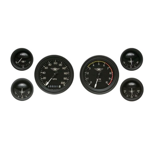 Classic Instruments Gauge Set, The Moal Bomber , Universal, Set of 6