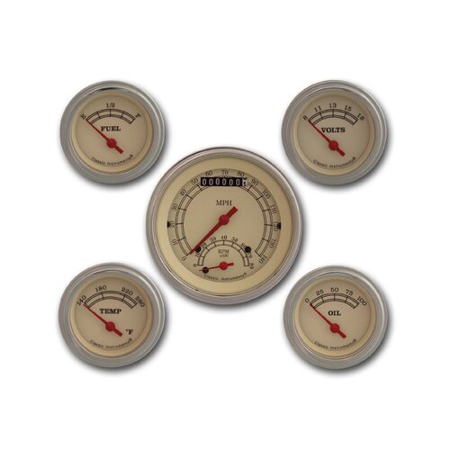 Classic Instruments Gauge Set, Vintage Series, Universal, GM, Set of 5