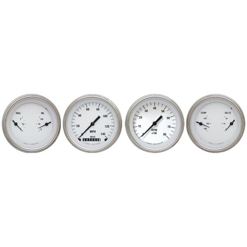 Classic Instruments Gauge Set, White Hot, Universal, GM, Set of 4