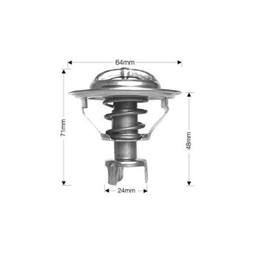 Dayco Thermostat, suit Holden Commodore VL, suit Nissan RB30 63.7mm, Each