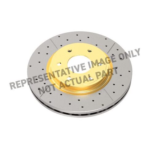 DBA Front Street Series XGold Brake Rotor, 324mm, For BMW E46 330D/330i/325i 00-05, Kit