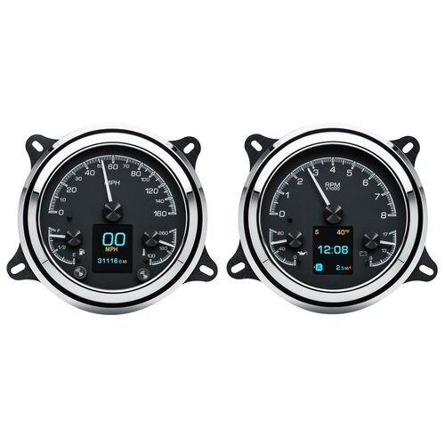 Dakota Digital Gauge, MDX System, 1947-53 Chevy/GMC Pickup, Black Face, Custom