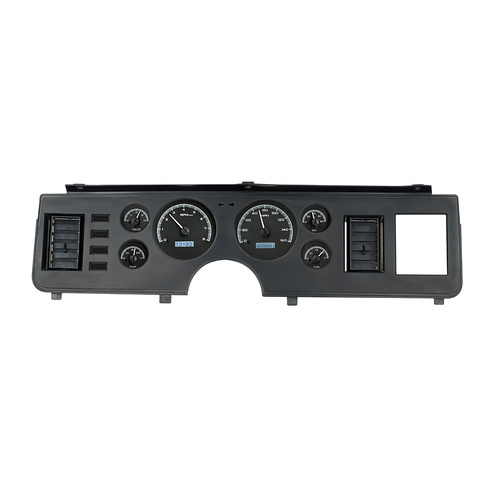 Dakota Digital Gauge, MDX System, 1979-86 Ford Mustang, Black Alloy Style Face, White Display, Custom