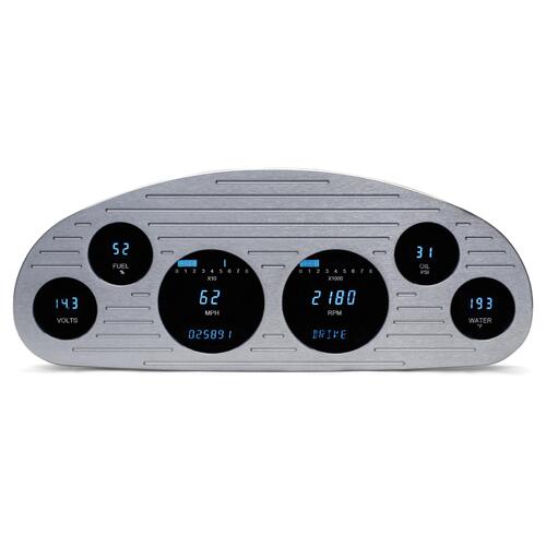 Dakota Digital Gauge Panel, Series III, Blue/Teal Display, 1933-34 For Chevrolet Master, Each