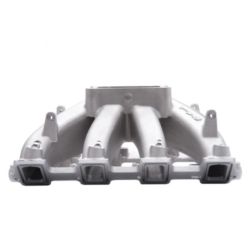 Edelbrock Intake Manifold, Super Victor LS-R Heads Only, 2-Piece, Single Plane, Aluminium, Satin, 4500 Flange, EFI, Each