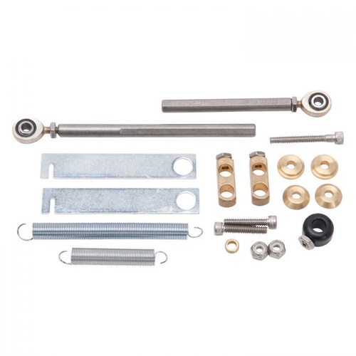 Edelbrock Throttle Linkage Kit, Progressive, Dual Quad, Inline Mount, Carter, Kit