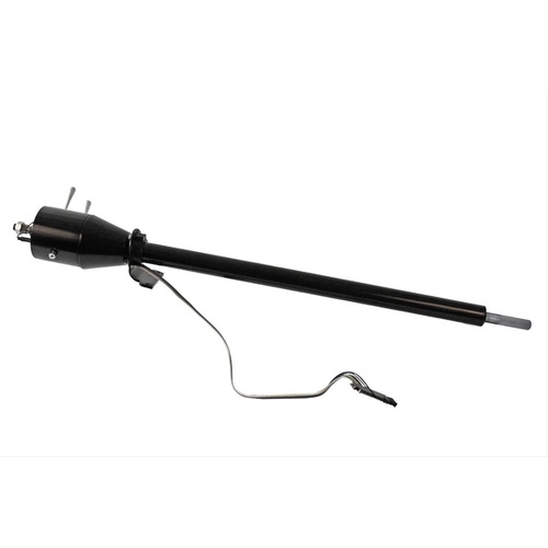 Flaming River Steering Column, Tilt, Floorshift Corvette 67-68 1-1/2 dia Black Powder Coat, Each