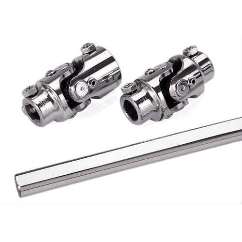 Flaming River Universal Joint Kit, Steering Shaft 1in. DD Column, 3/4in. -36 Box w/ 22in. DD Shaft