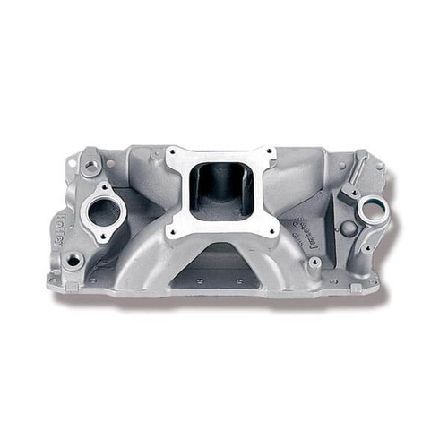 Holley Intake Manifold, Strip Dominator, Single Plane, Aluminium, Natural Square Bore For Holden For Chevrolet Small Block Each