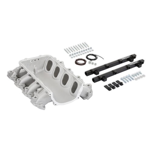 Holley EFI Efi Intake Manifolds, Base Im, Lt Lo-Ram, W-Port F.I. Satin