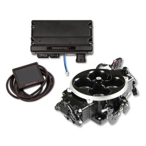 Holley EFI System, X Stealth, Black, 8 Injectors, Kit