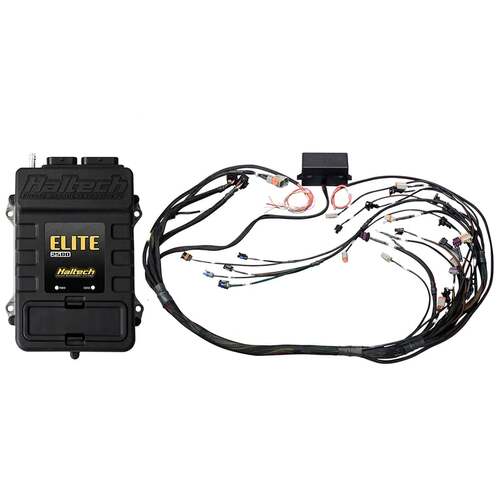 Haltech Elite 2500 ECU + GM GEN III V8 LS1 & LS6 (DBW Retrofit Ready) Terminated Harness Kit Injector Connector: Bosch EV1 (as per factory), Kit