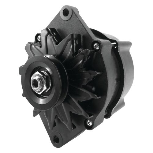 Jaylec Black Series Alternator, 12v 110A (Hot)/125A (Cold) to suit GM, Higher output @ low RPM, suits all GM Early 2” mounting