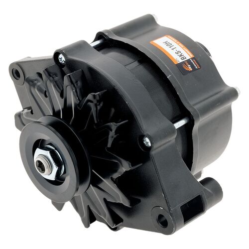 Jaylec Alternator, Black Series, 12V 110A / 125A to Suit Holden Early Early 2-1/4'' Mounting, HK-HZ, VB-VK Commodore, High Output @ Low RPM