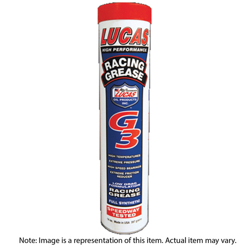 LUCAS Synthetic G3 Racing Grease, 397g Cartridge