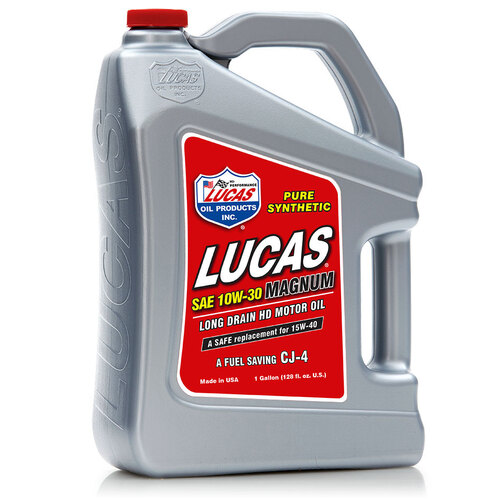 LUCAS Synthetic SAE 10W-30 CJ-4, 1 Gallon (3.79 litre), Each